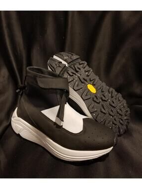 Guillermo Bravo La Pola High Top Boots Black White Chelsea Womens 4.5 / EU 35